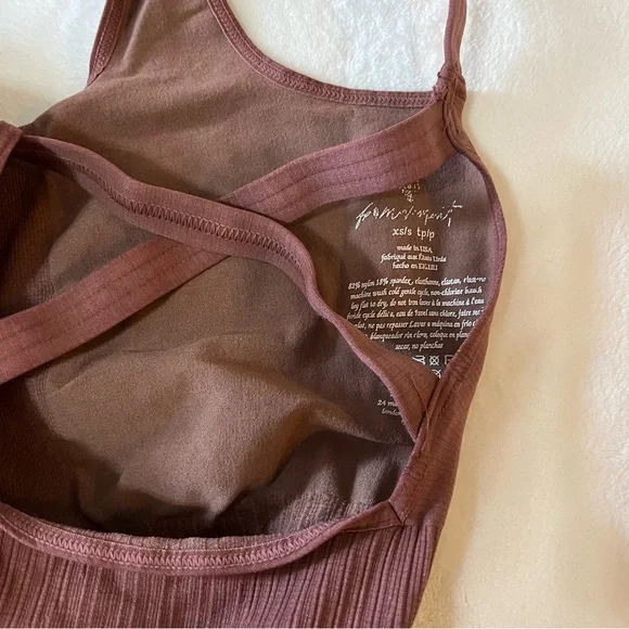 Free People Good Karma Onesie in Nutmeg - Picture 5 of 9